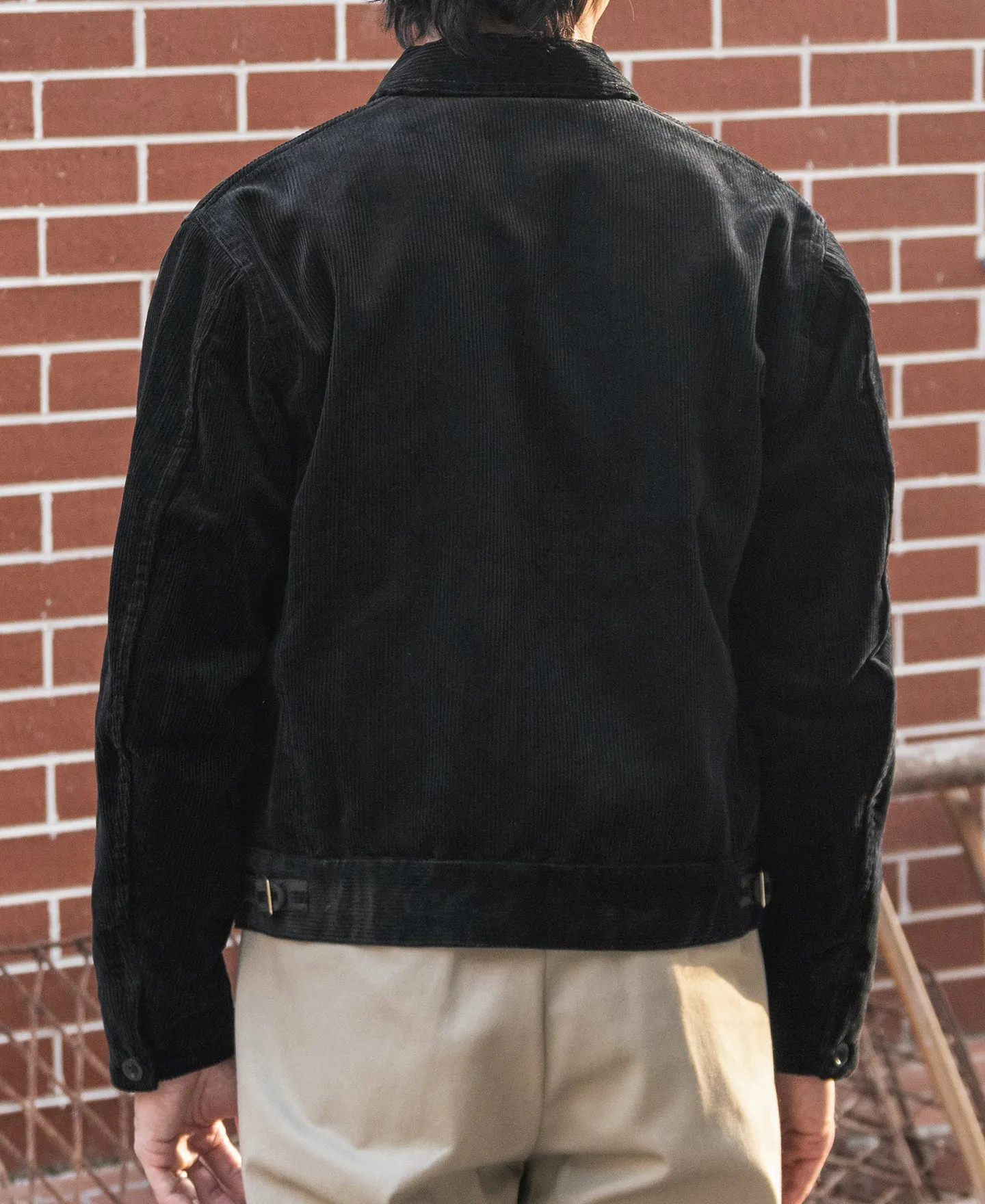 1940s Heavyweight Corduroy Cossack Jacket - Black sold by Bronson Mfg. product image thumbnail 4