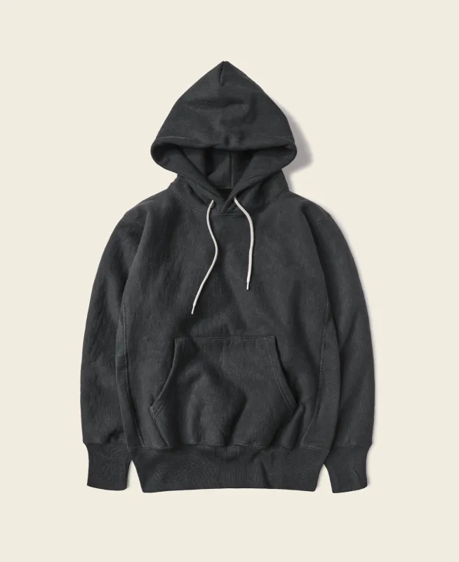 21 oz Military Academy Reverse Weave Hoodie - Black sold by Bronson Mfg.