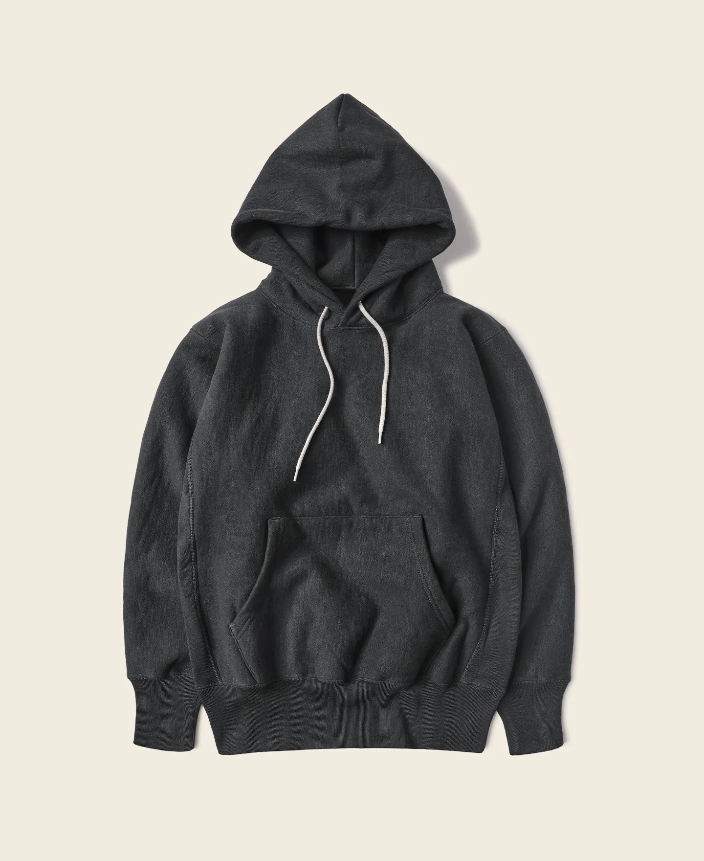 21 oz Military Academy Reverse Weave Hoodie - Black sold by Bronson Mfg.