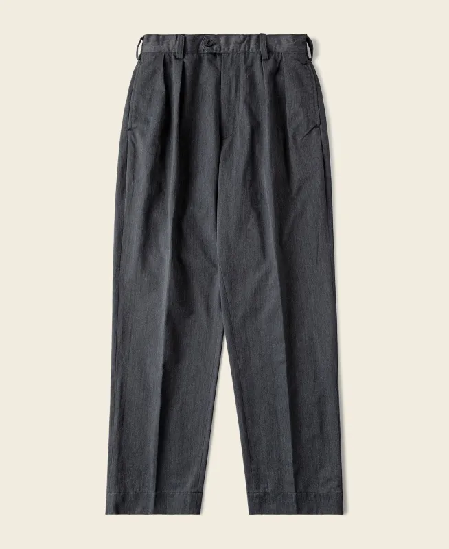 1930s IVY Style Double Pleated Chino Trousers sold by Bronson Mfg.