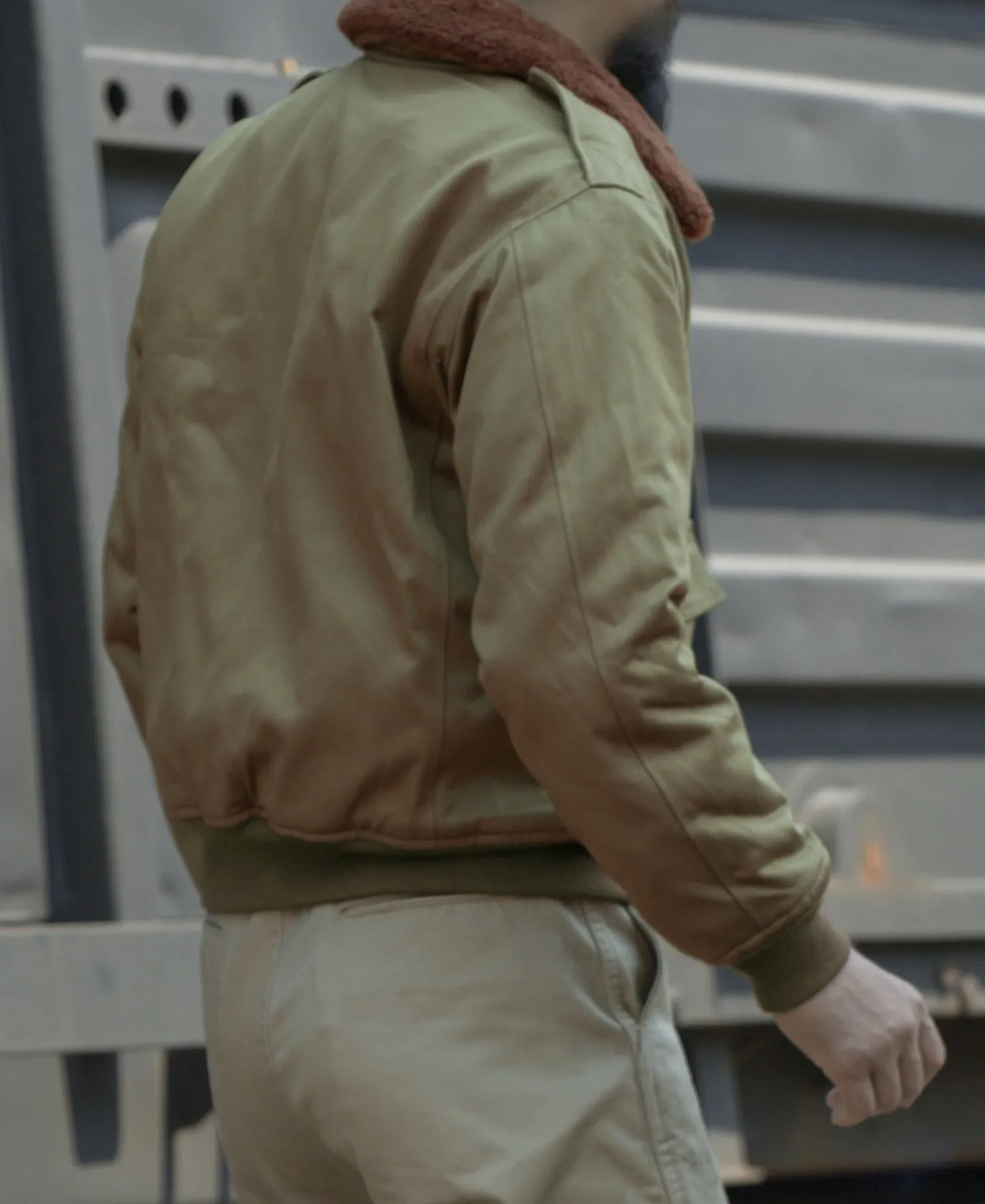 USAAF Type B-10 Flight Jacket - Khaki sold by Bronson Mfg. product image thumbnail 4