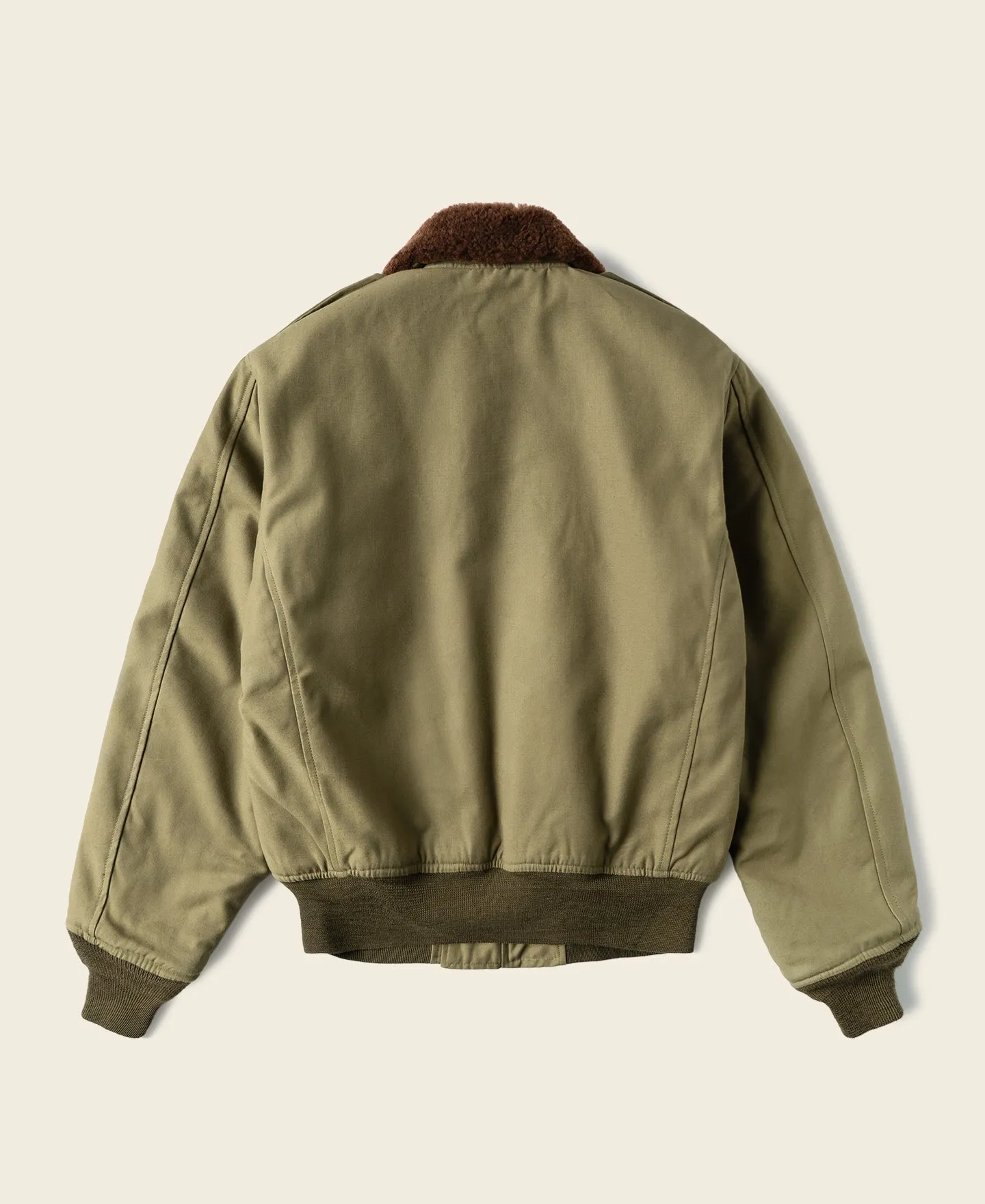 USAAF Type B-10 Flight Jacket - Khaki sold by Bronson Mfg. product image thumbnail 2