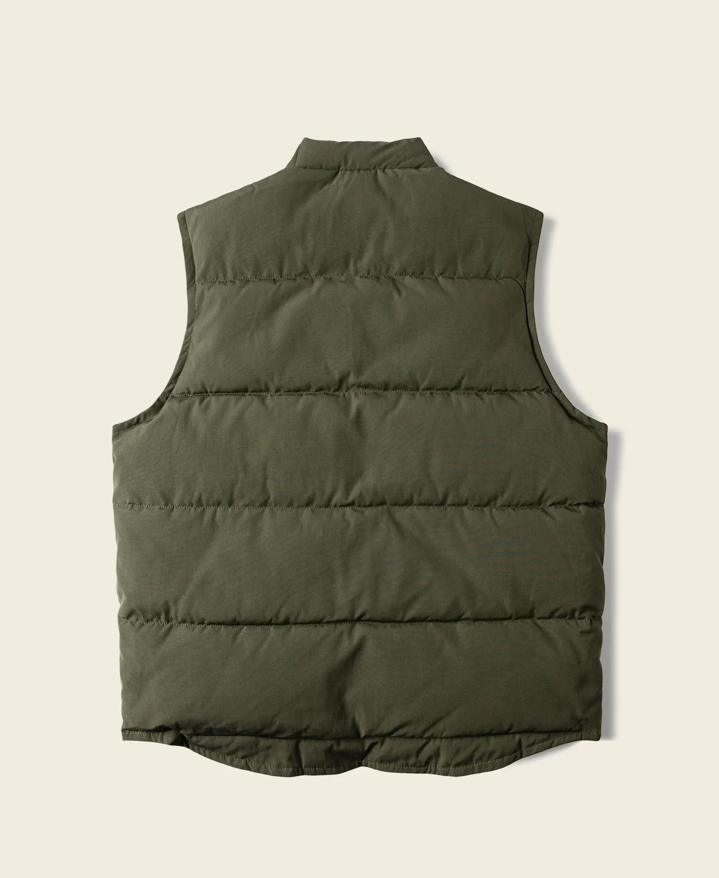 1970s Vintage Quilted Padded Vest - Olive sold by Bronson Mfg. product image thumbnail 2