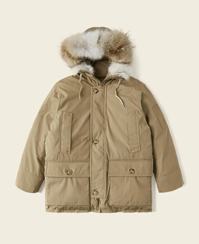 Polar Down parka - Khaki sold by Bronson Mfg.