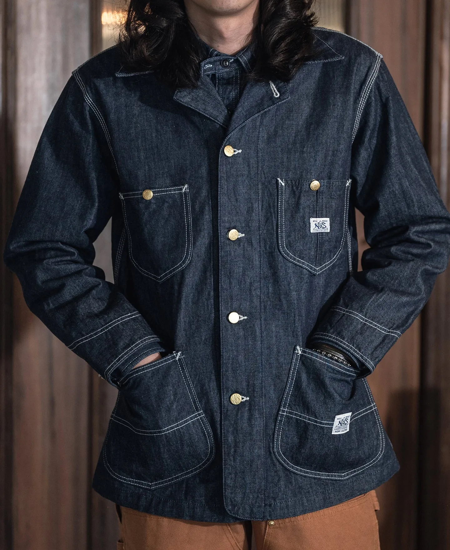 1936 98-J Railroad Work Denim Jacket sold by Bronson Mfg. product image thumbnail 4