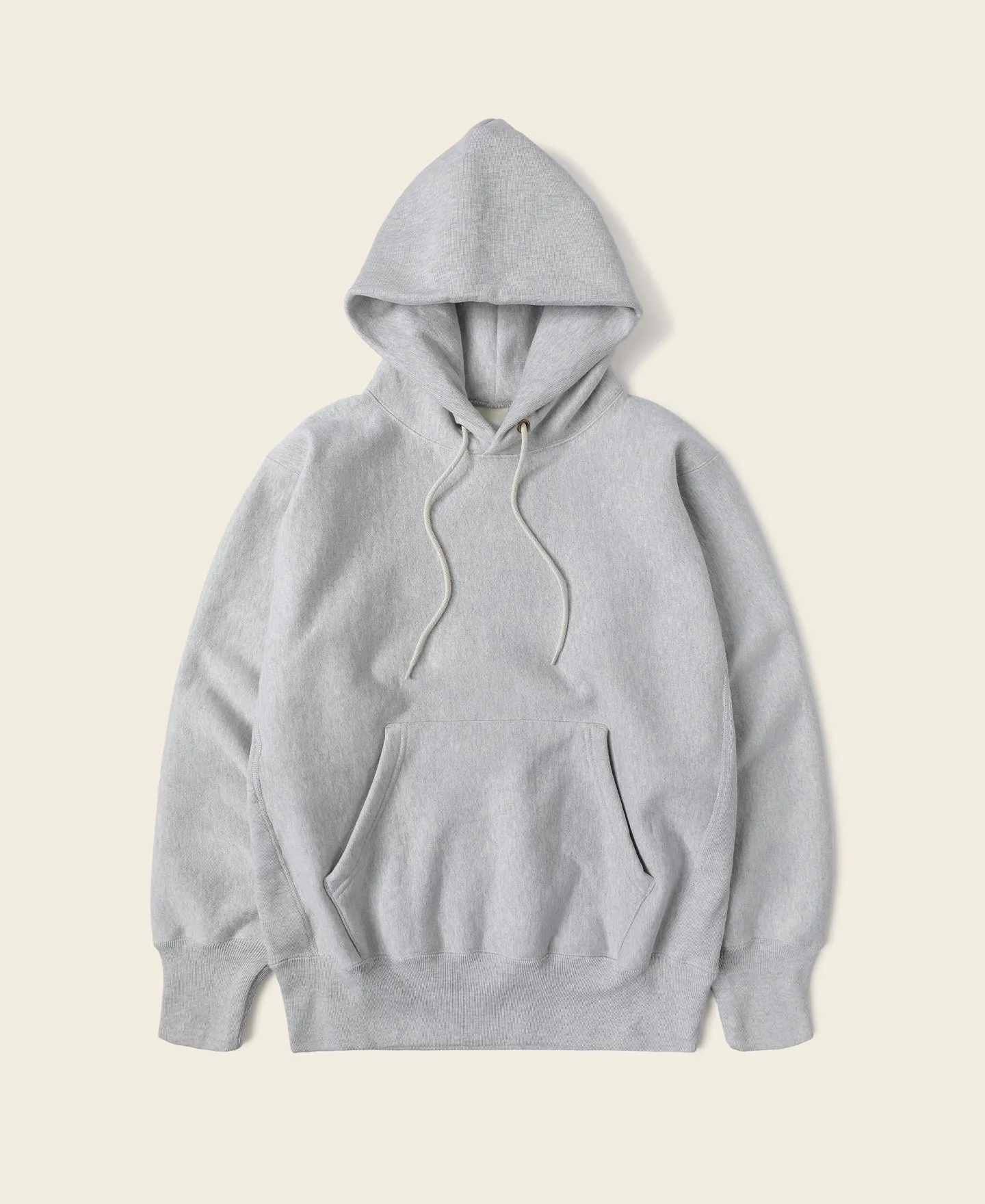 21 oz Military Academy Reverse Weave Hoodie - Gray sold by Bronson Mfg.