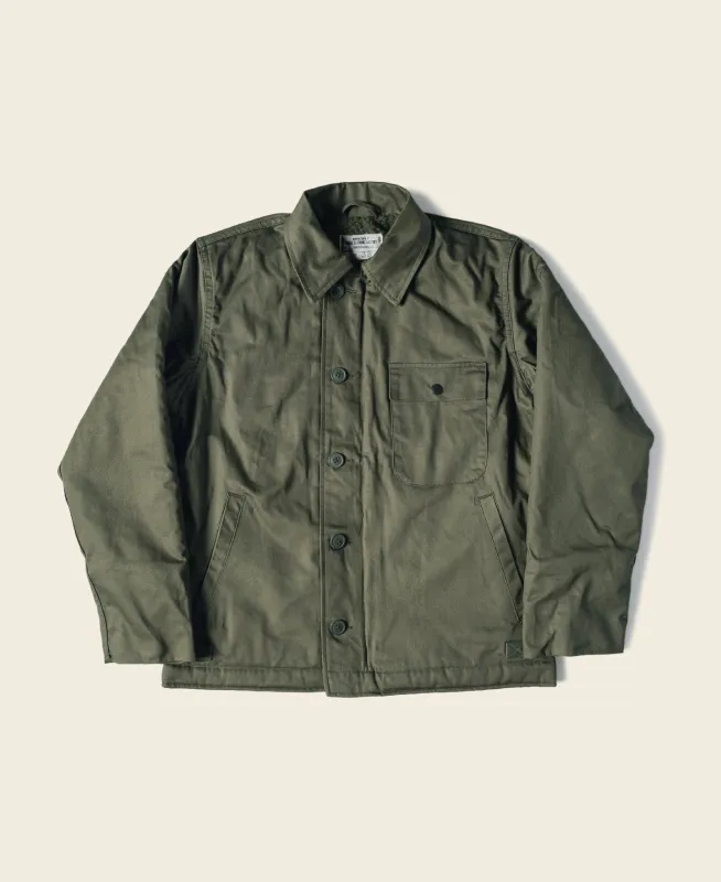 Final Version USN A-2 Deck Jacket (Polyester Lamb Wool) sold by Bronson Mfg.