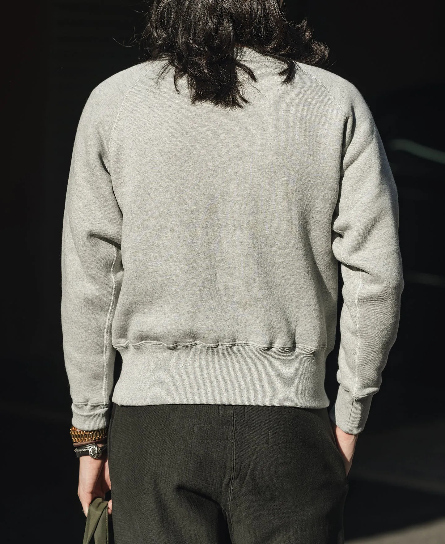 1980s Marine Bulldog Raglan Sweatshirt - Gray sold by Bronson Mfg. product image thumbnail 5