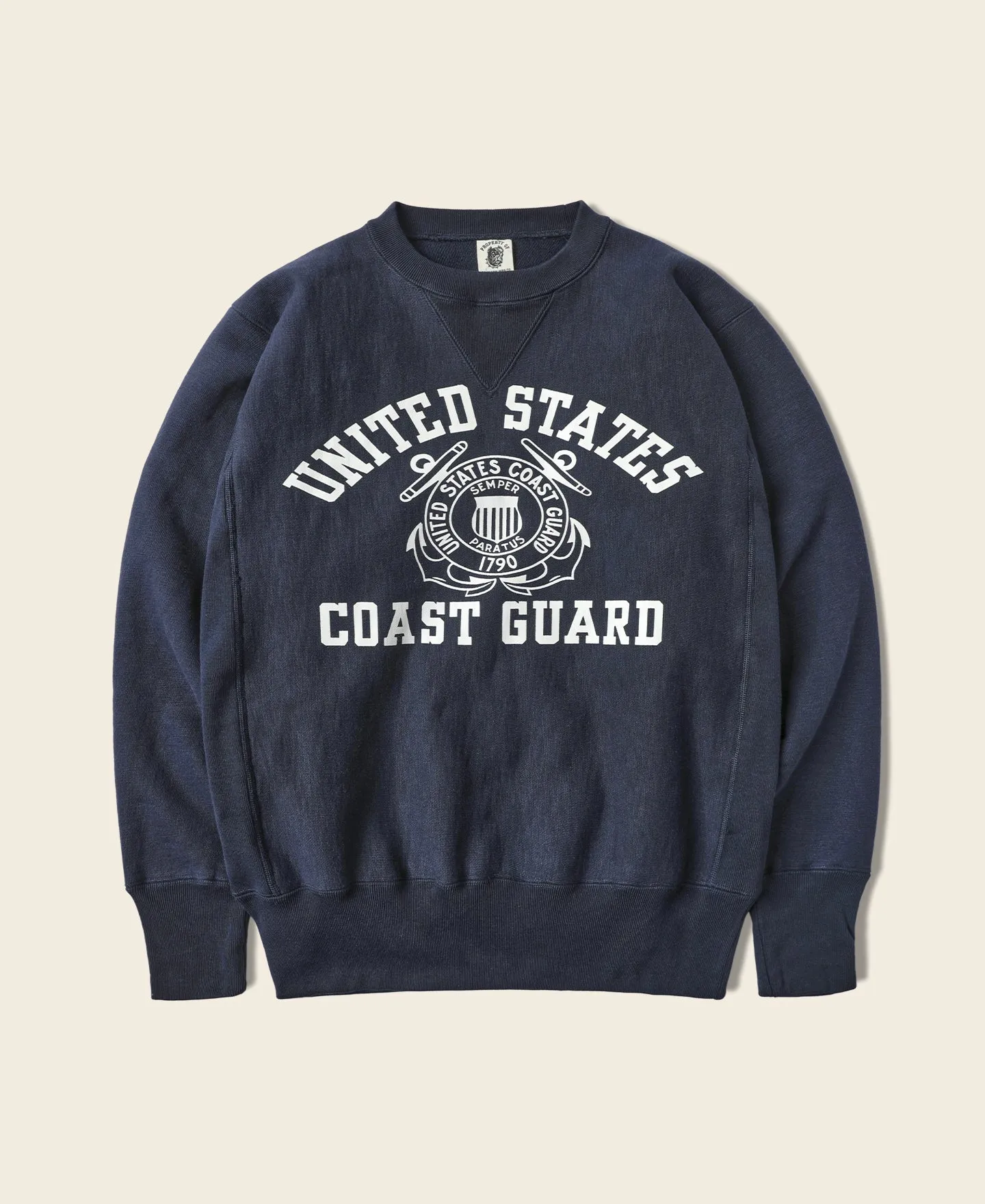 21 oz USCG Reverse Weave Sweatshirt sold by Bronson Mfg.