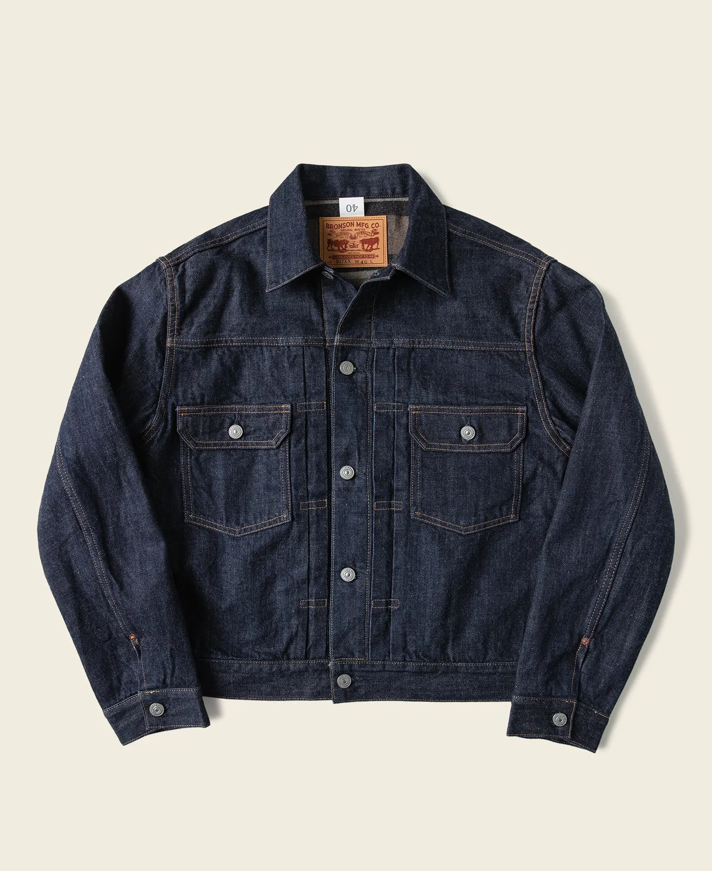LOT 817XX Type 2 Blanket Lined Denim Jacket sold by Bronson Mfg.