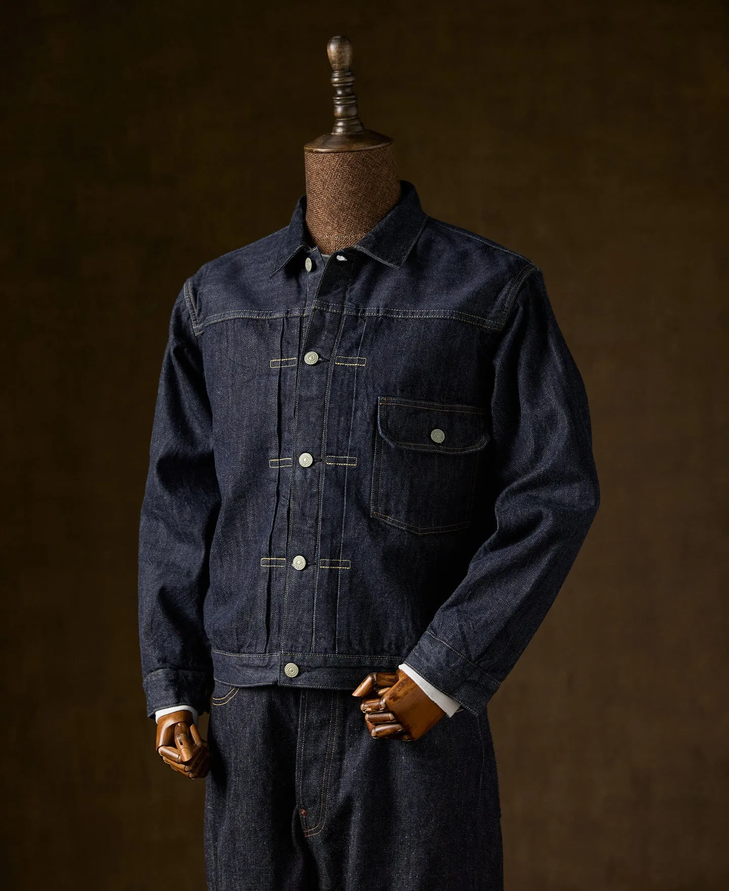 1950s Type 1 Blanket Lined Denim Jacket sold by Bronson Mfg. product image thumbnail 3