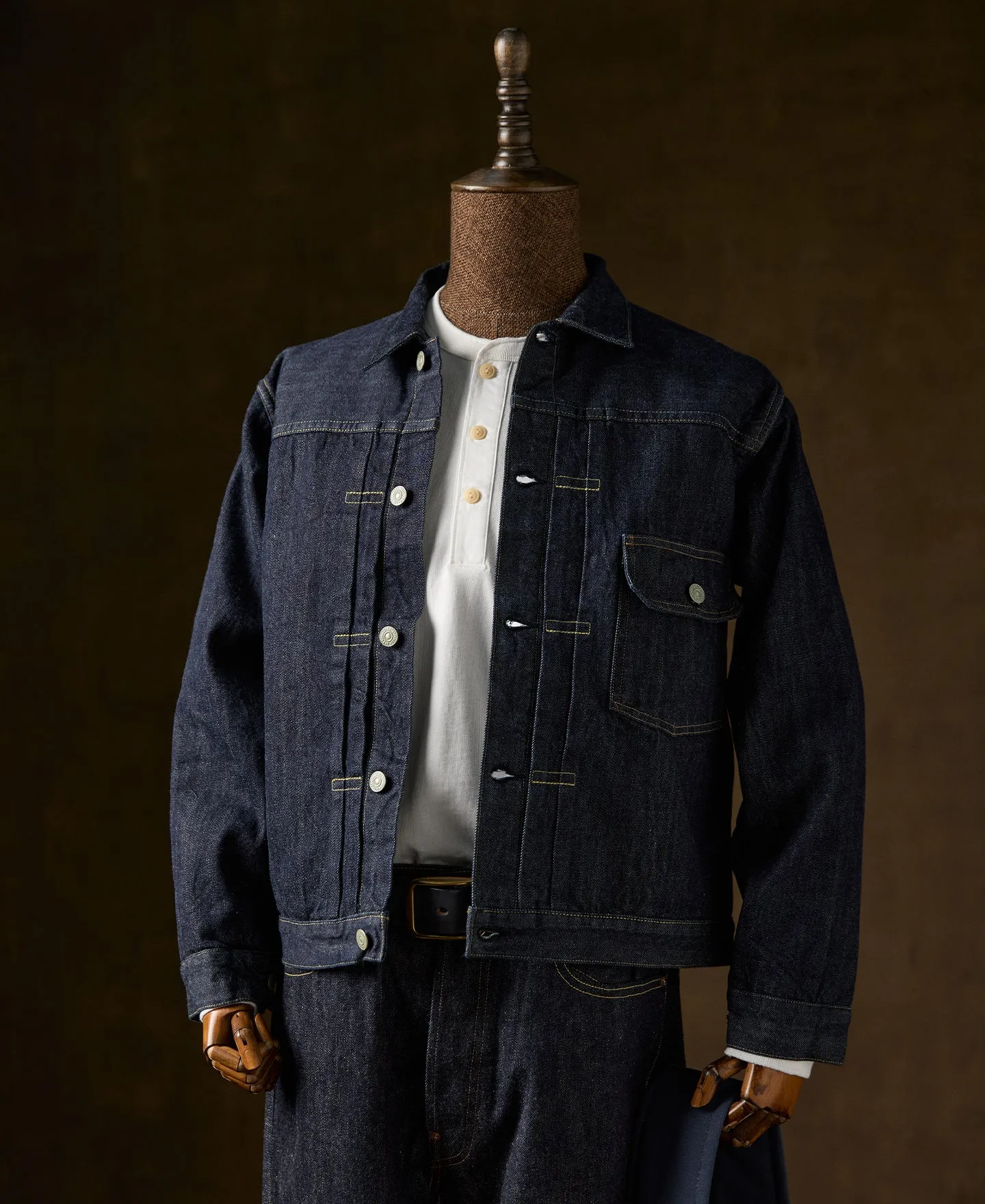 1950s Type 1 Blanket Lined Denim Jacket sold by Bronson Mfg. product image thumbnail 4