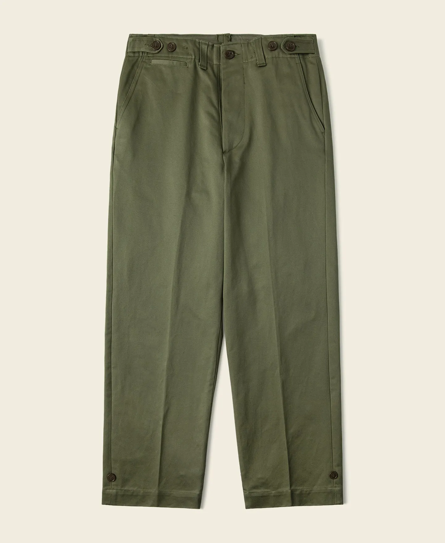 US Army M-43 Field Trousers sold by Bronson Mfg.
