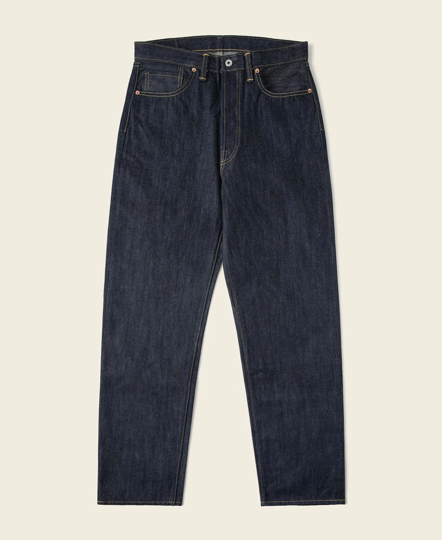 Lot 42801XX 1942 WWII Simplified Selvedge Denim Jeans sold by Bronson Mfg.