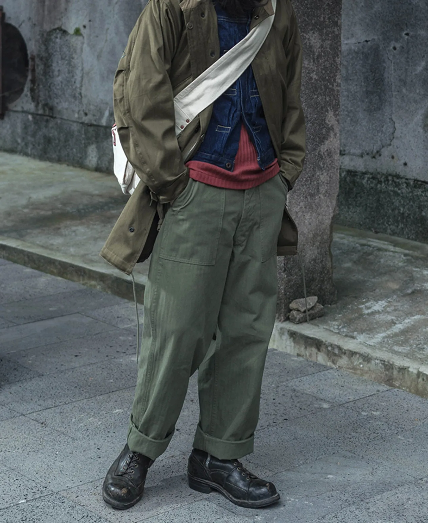 1947 1st 838A OD7 Utility Fatigue Pants sold by Bronson Mfg. product image thumbnail 5