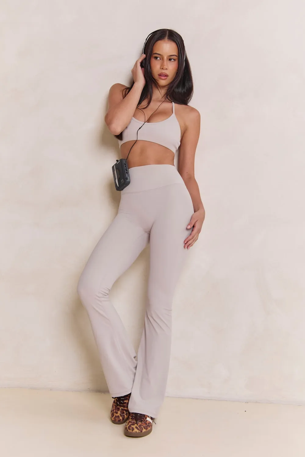 Astoria Airvíve Flare Legging - Ash Grey sold by Astoria Activewear product image thumbnail 4