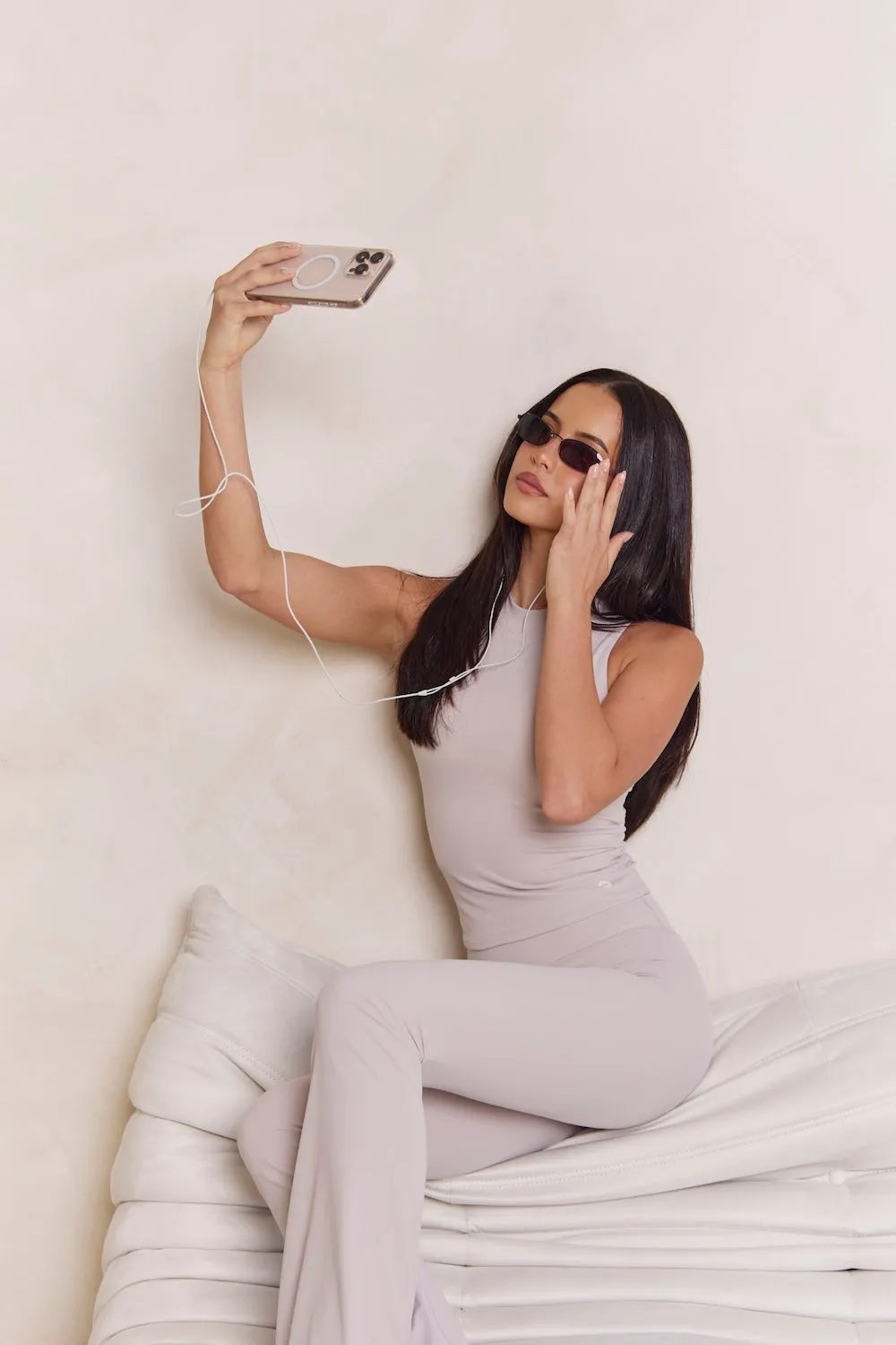 Astoria Airvíve Mockneck Tank - Ash Grey sold by Astoria Activewear product image thumbnail 5