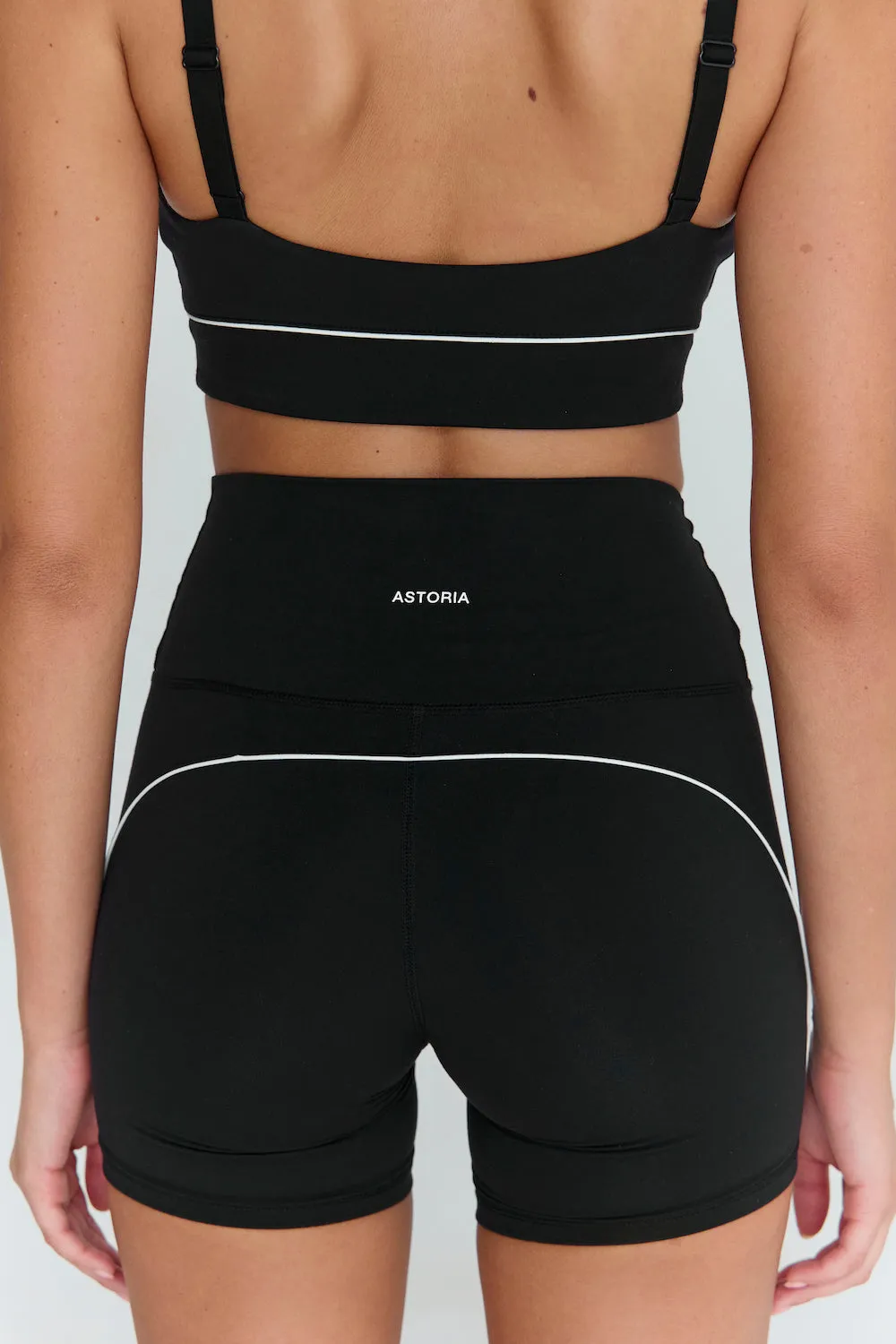 Astoria Airvíve Staple Sports Bra - Black/Cream sold by Astoria Activewear product image thumbnail 2