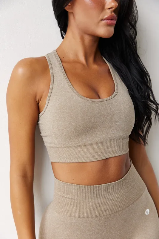 Astoria CONTOUR Seamless Sports Bra - Mocha sold by Astoria Activewear