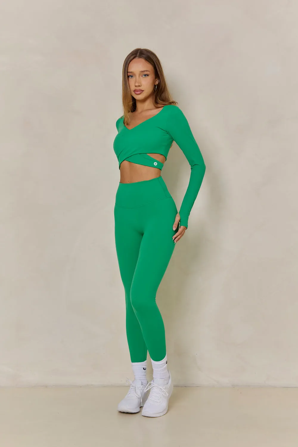Astoria LUXE BALANCE Full Length Legging - Palm Green sold by Astoria Activewear product image thumbnail 2