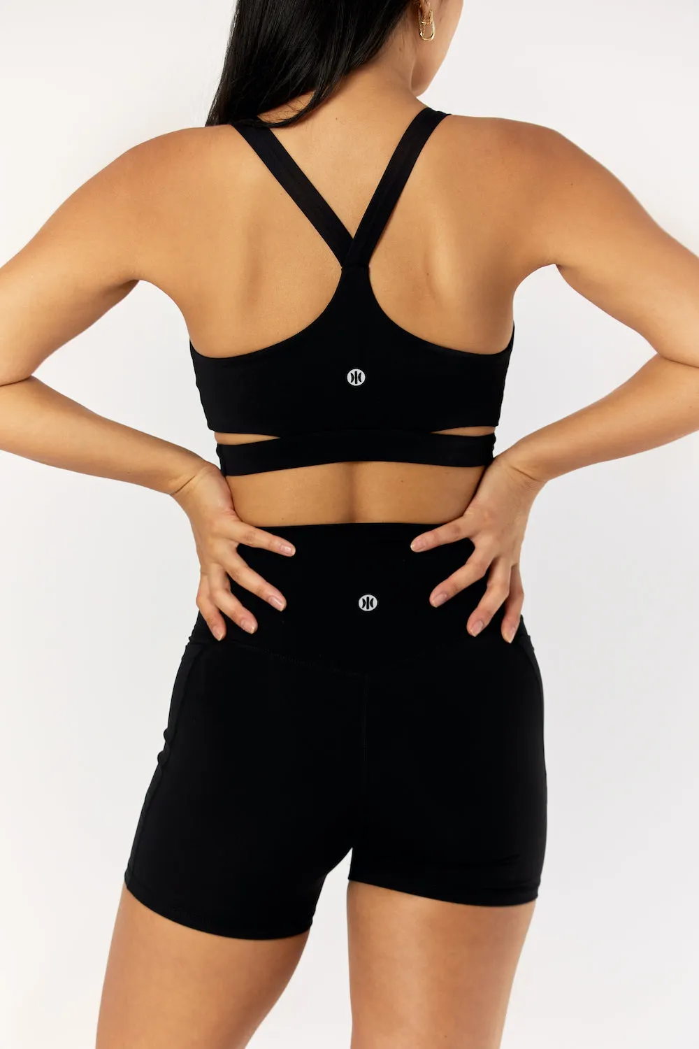 Astoria LIVE LUXE Crossover Crop - Black sold by Astoria Activewear product image thumbnail 3