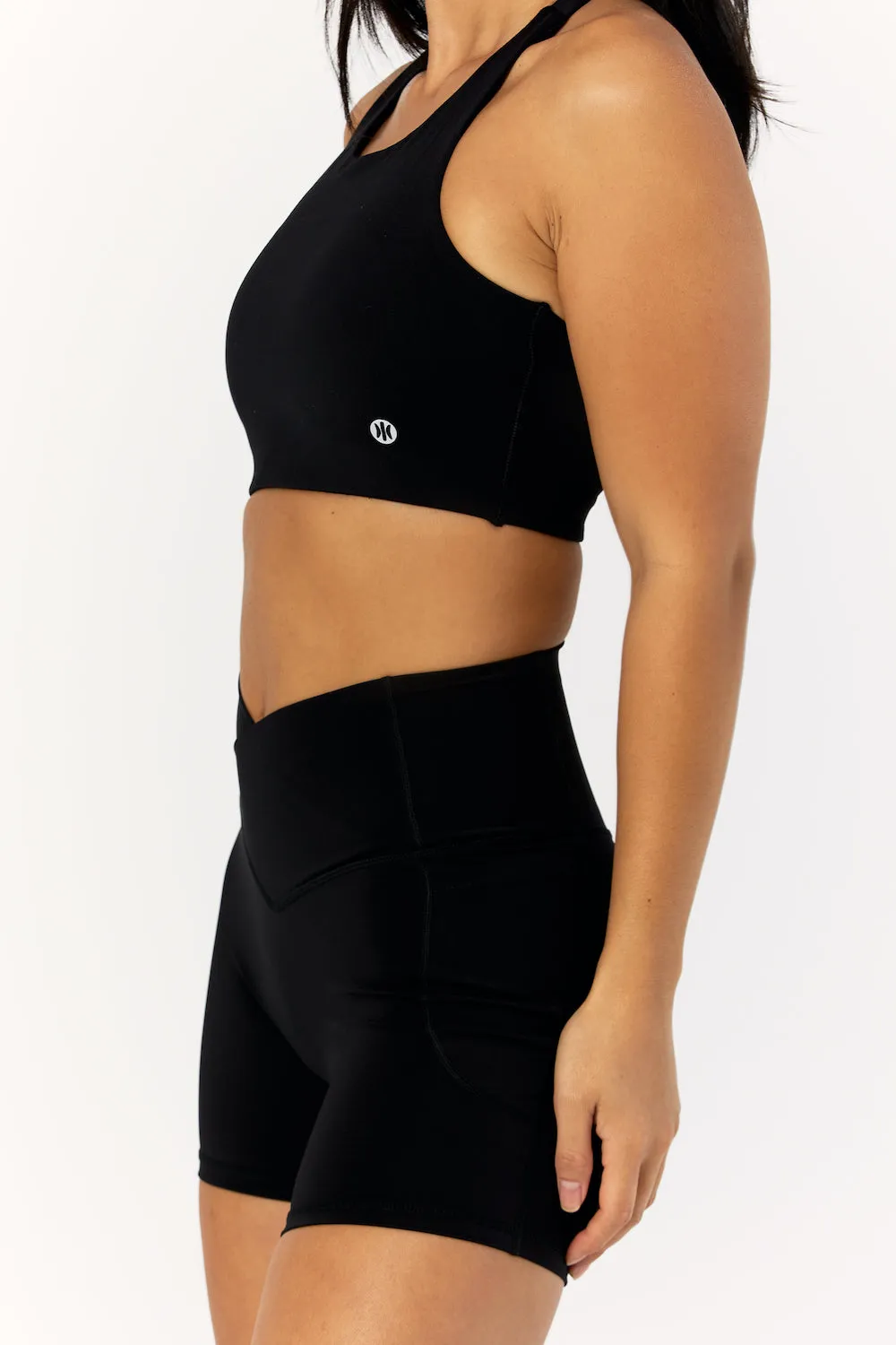 Astoria LIVE LUXE Open Back Crop - Black sold by Astoria Activewear product image thumbnail 4
