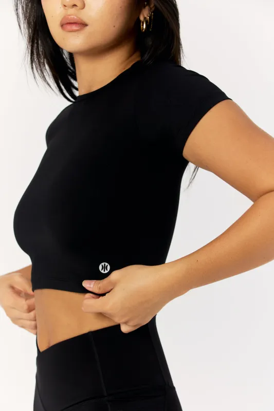 Astoria LIVE LUXE Staple Tee - Black sold by Astoria Activewear