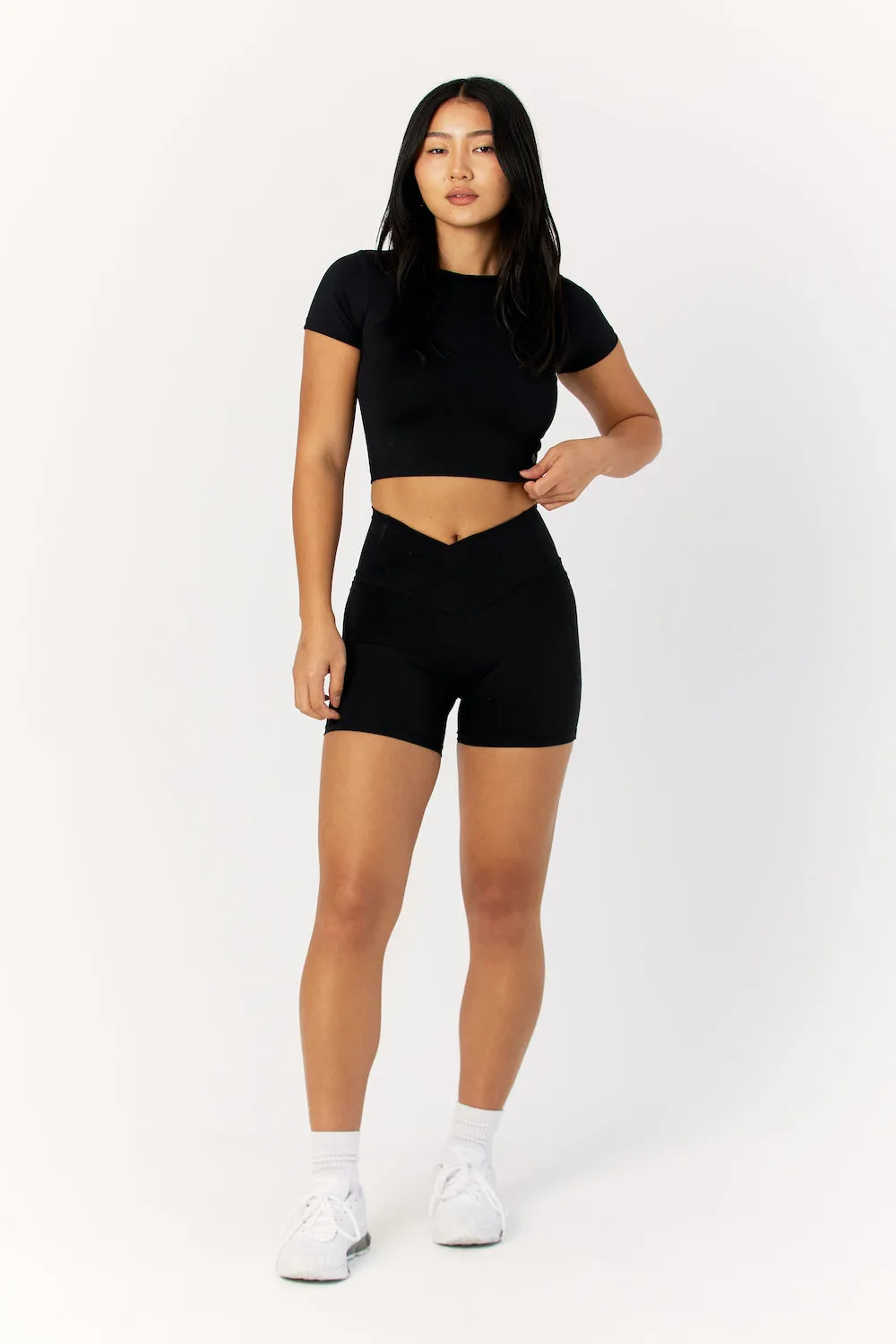 Astoria LIVE LUXE Staple Tee - Black sold by Astoria Activewear product image thumbnail 4