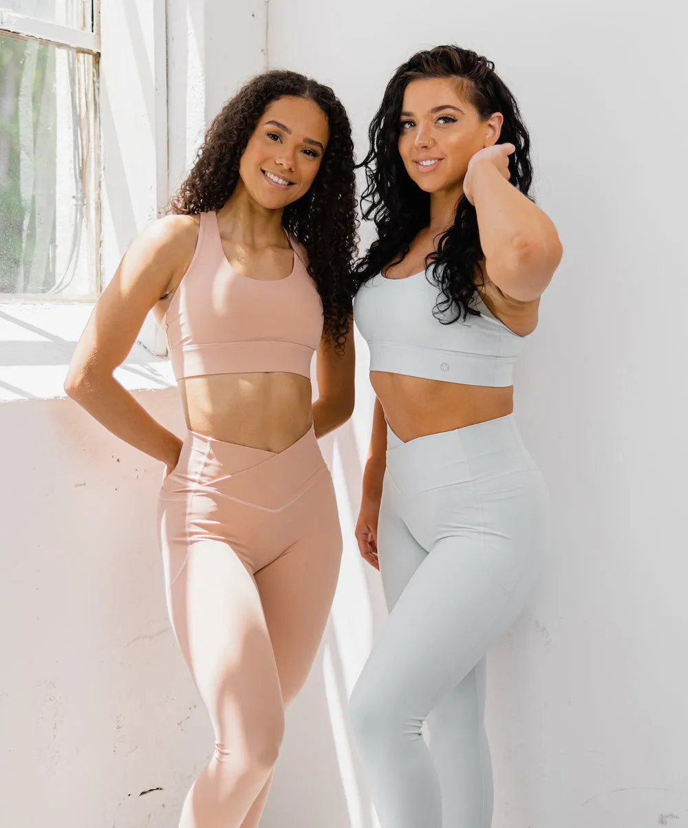 Astoria LUXE POWER Sports Bra - Ice Blue sold by Astoria Activewear product image thumbnail 4