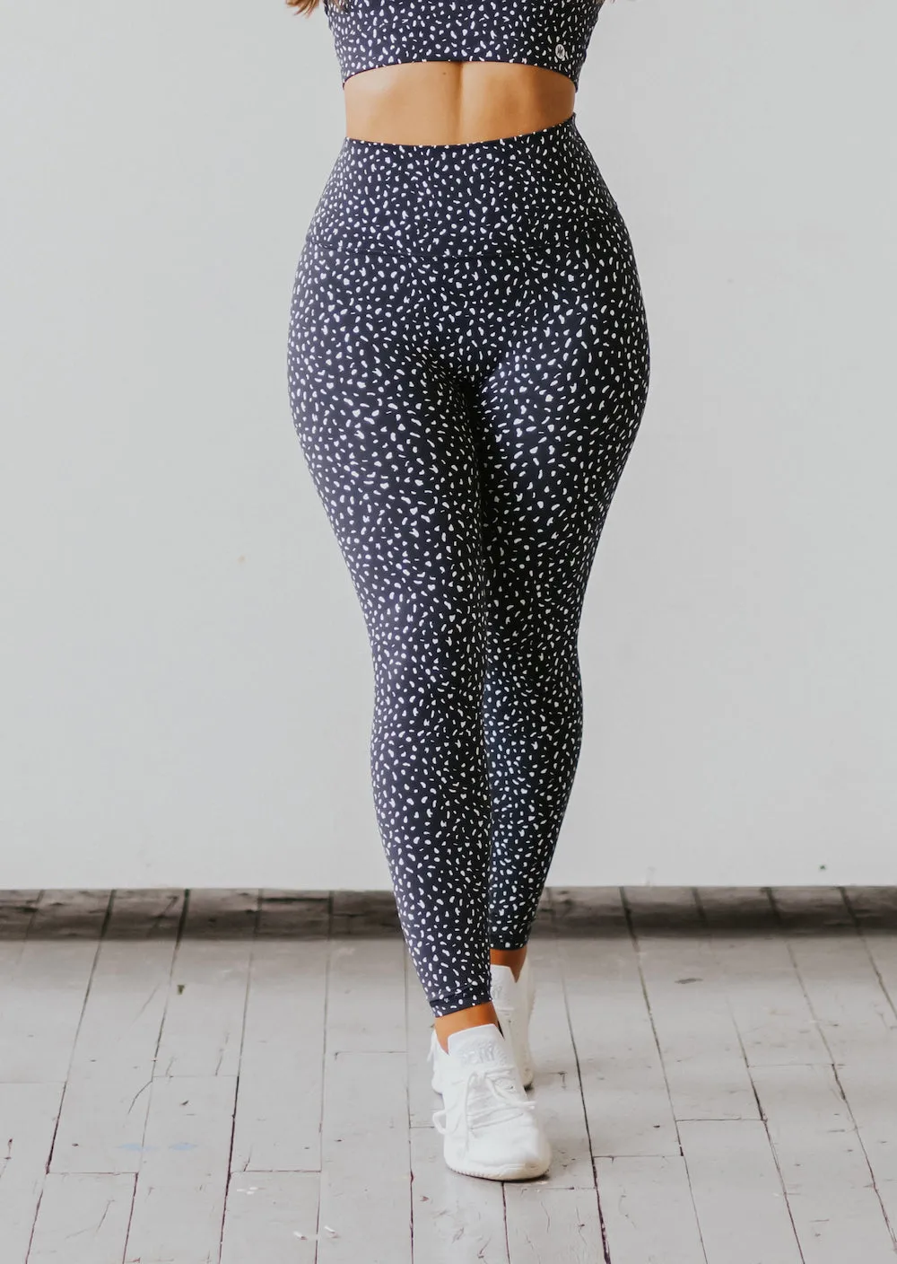 Astoria LUXE IGNITE Full Length Legging - Black Speckle sold by Astoria Activewear product image thumbnail 3