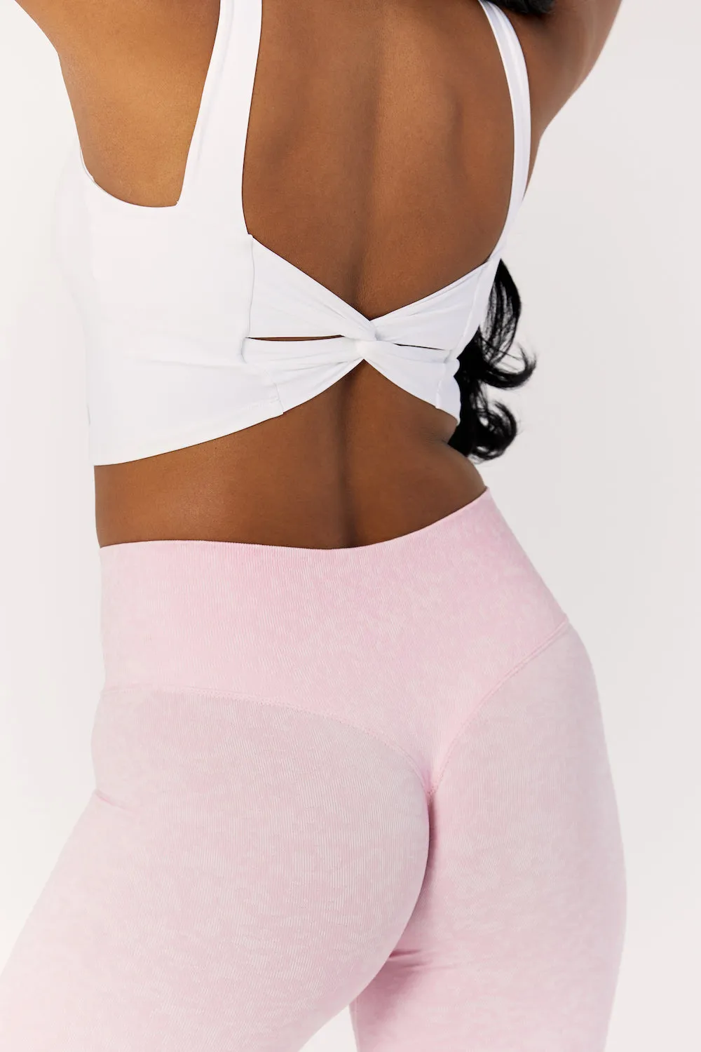 Astoria LIVE LUXE Crossed Sports Crop - White sold by Astoria Activewear product image thumbnail 3