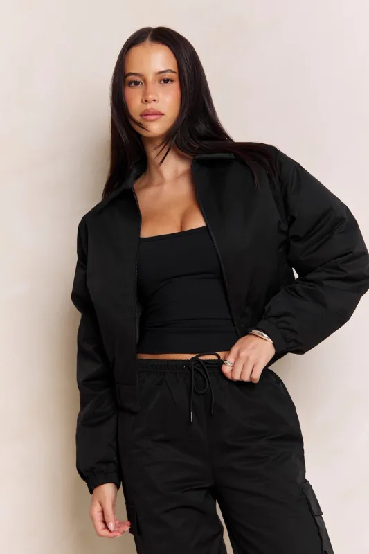 Astoria Bomber Jacket - Black made by Astoria Activewear