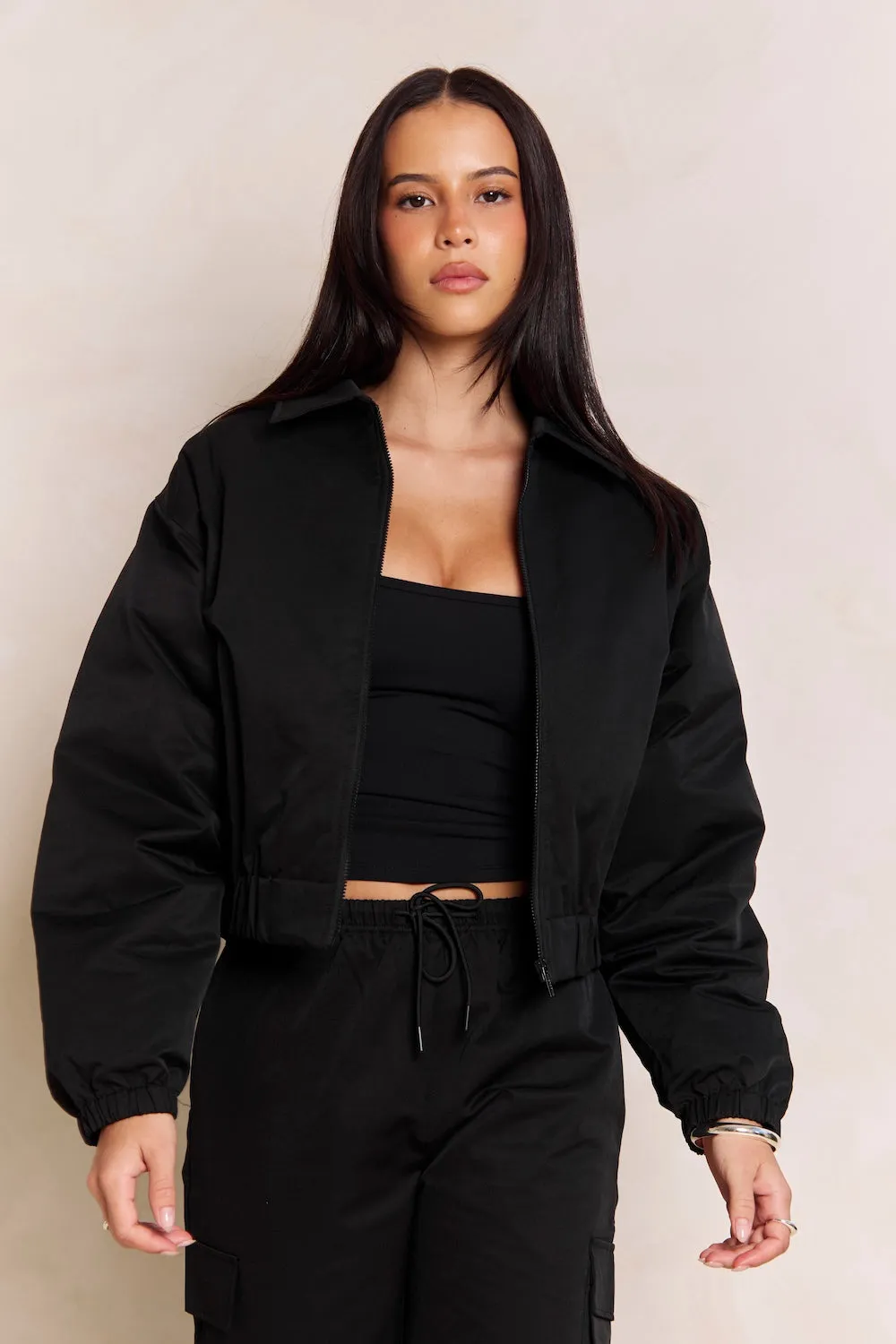Astoria Bomber Jacket - Black sold by Astoria Activewear product image thumbnail 2