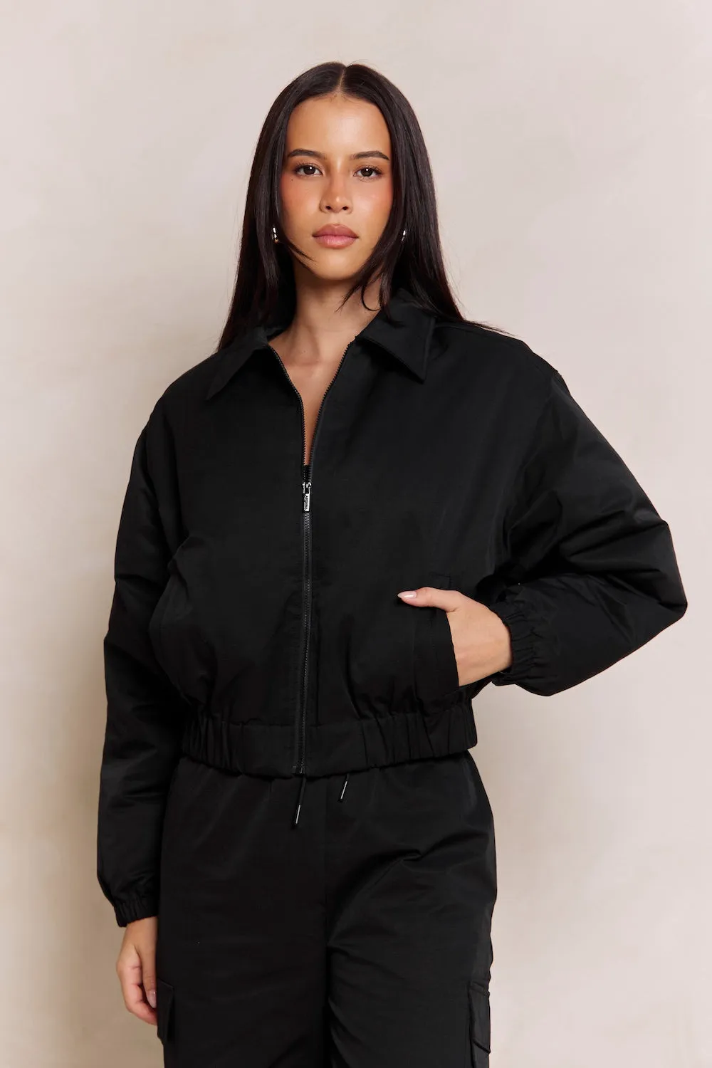 Astoria Bomber Jacket - Black sold by Astoria Activewear product image thumbnail 3