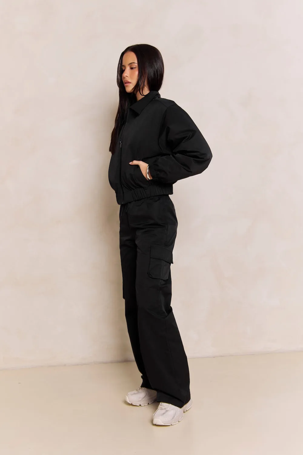 Astoria Bomber Jacket - Black sold by Astoria Activewear product image thumbnail 5