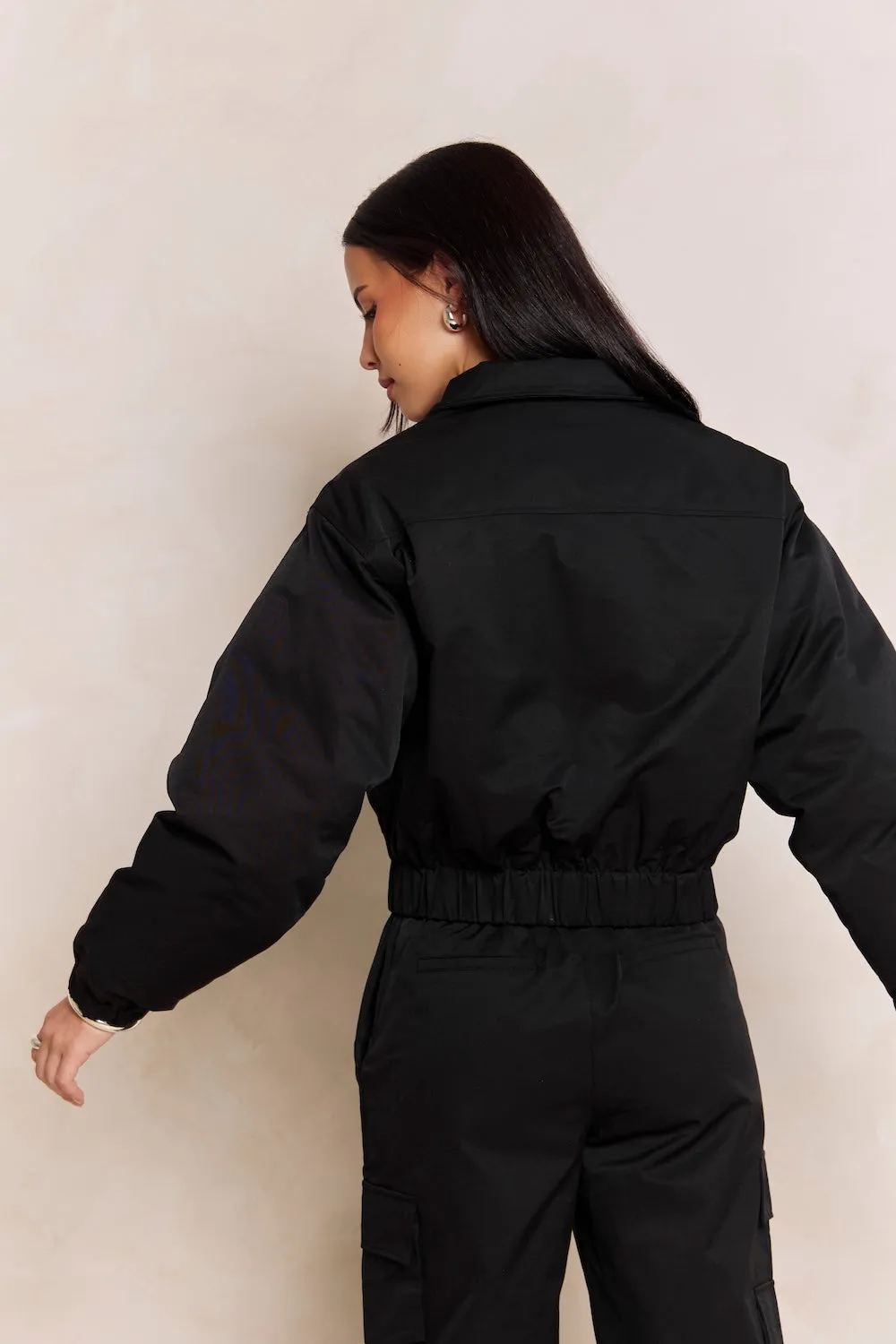 Astoria Bomber Jacket - Black sold by Astoria Activewear product image thumbnail 4