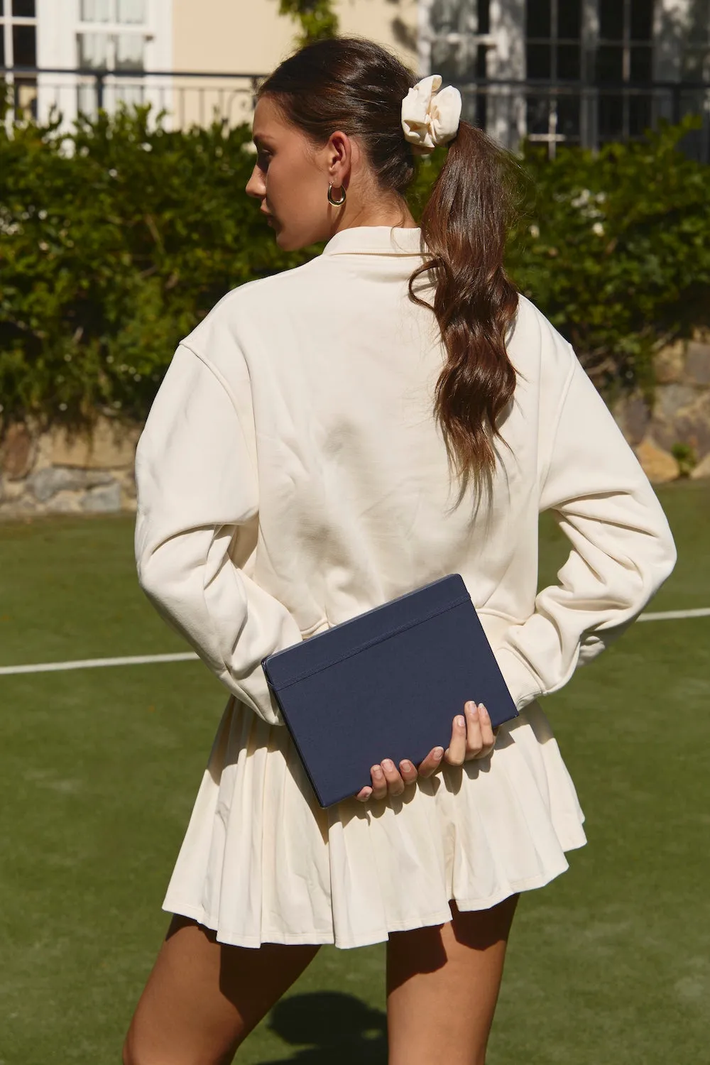 Astoria Airvíve Racquet Club Crewneck - Cream sold by Astoria Activewear product image thumbnail 2