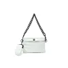 Downtown Crossbody in White Patent sold by Think Royln