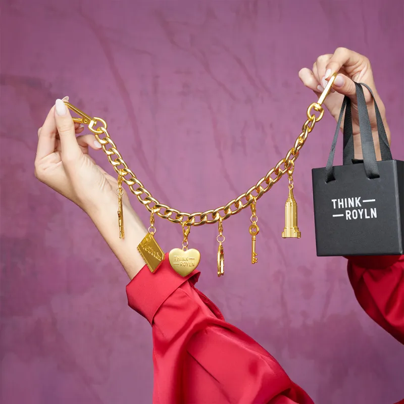 TR Loves NYC Charm Chain sold by Think Royln