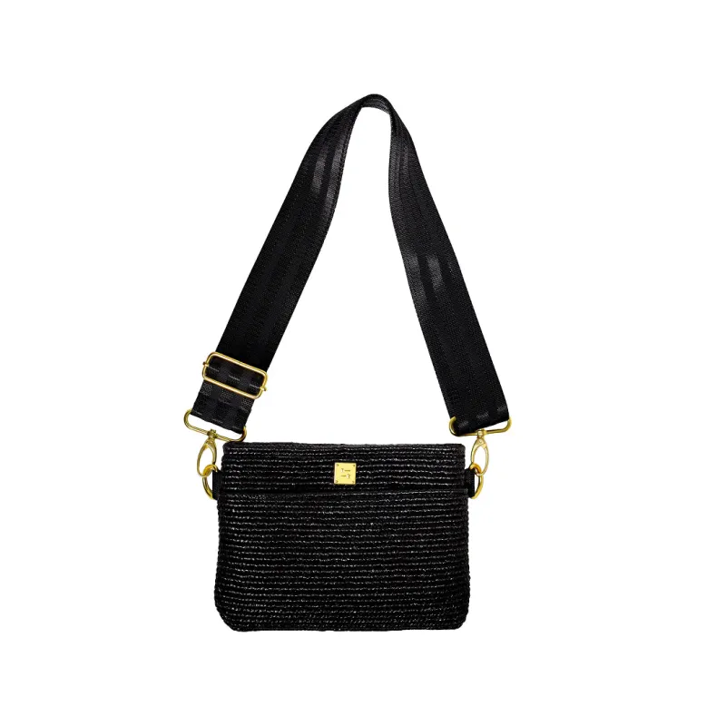 Raffia Bum Bag sold by Think Royln