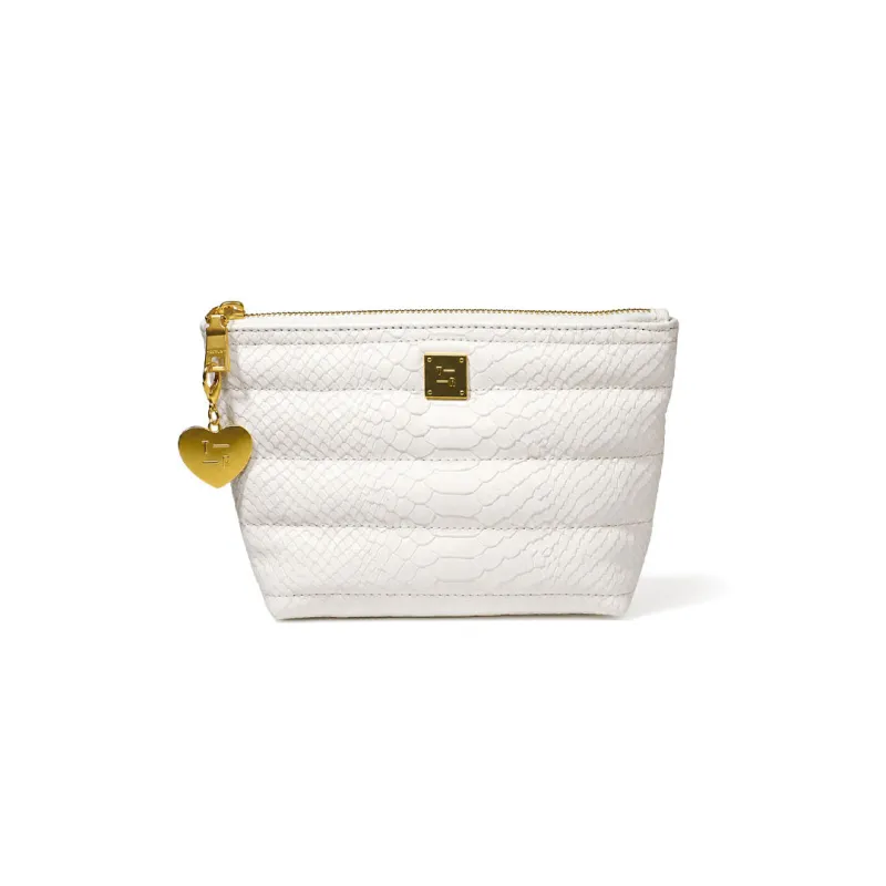 Charmer Cream Python Leather made by Think Royln