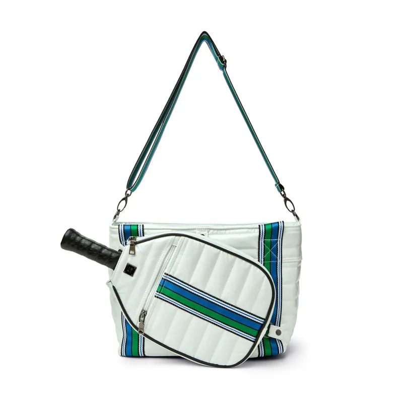 Ace of the Court Pickleball Bag Pearl Silver made by Think Royln