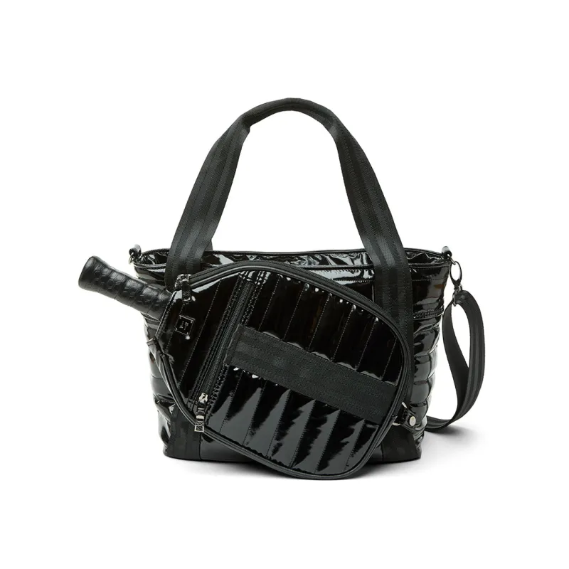 Ace of the Court Pickleball Bag Black Patent made by Think Royln