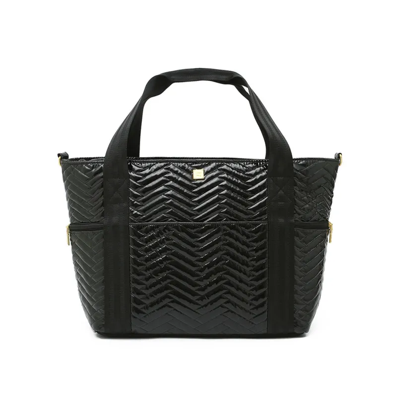 Jetset Wingman Black Patent Moto made by Think Royln