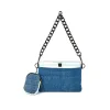 Downtown Crossbody in Stone Washed Denim sold by Think Royln