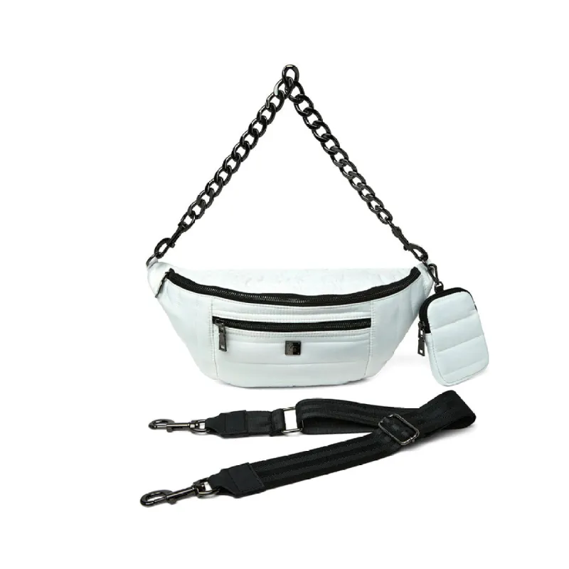 Sister Sling Bag in Shiny White sold by Think Royln
