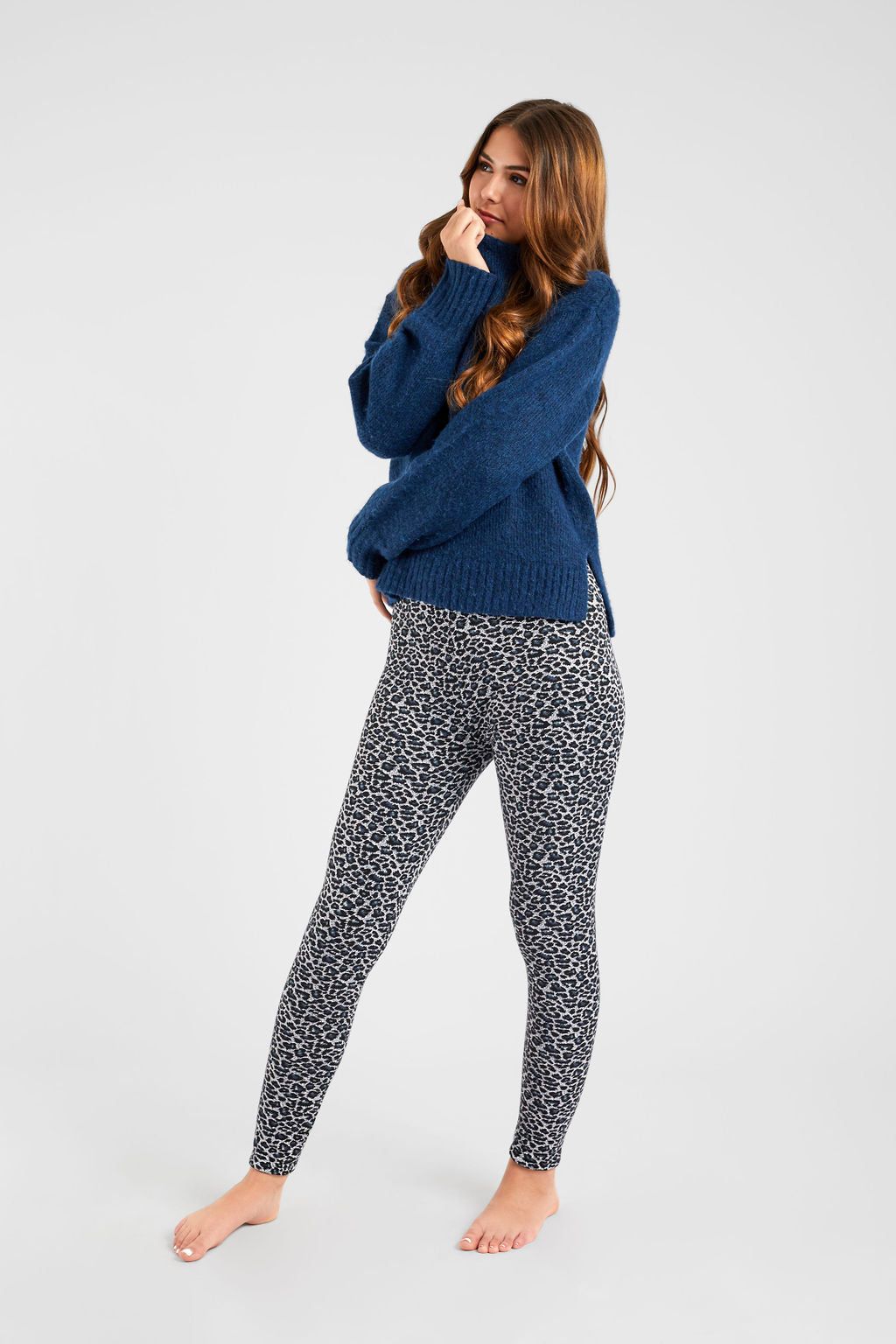 Blue Cheetah - Cozy Lined sold by Just Cozy product image thumbnail 2