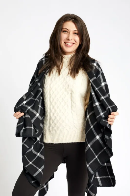Olivia - Poncho Scarf sold by Just Cozy