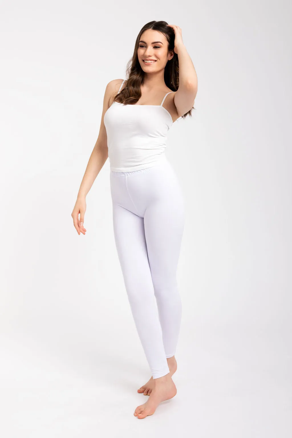 White - All Season Leggings sold by Just Cozy product image thumbnail 3