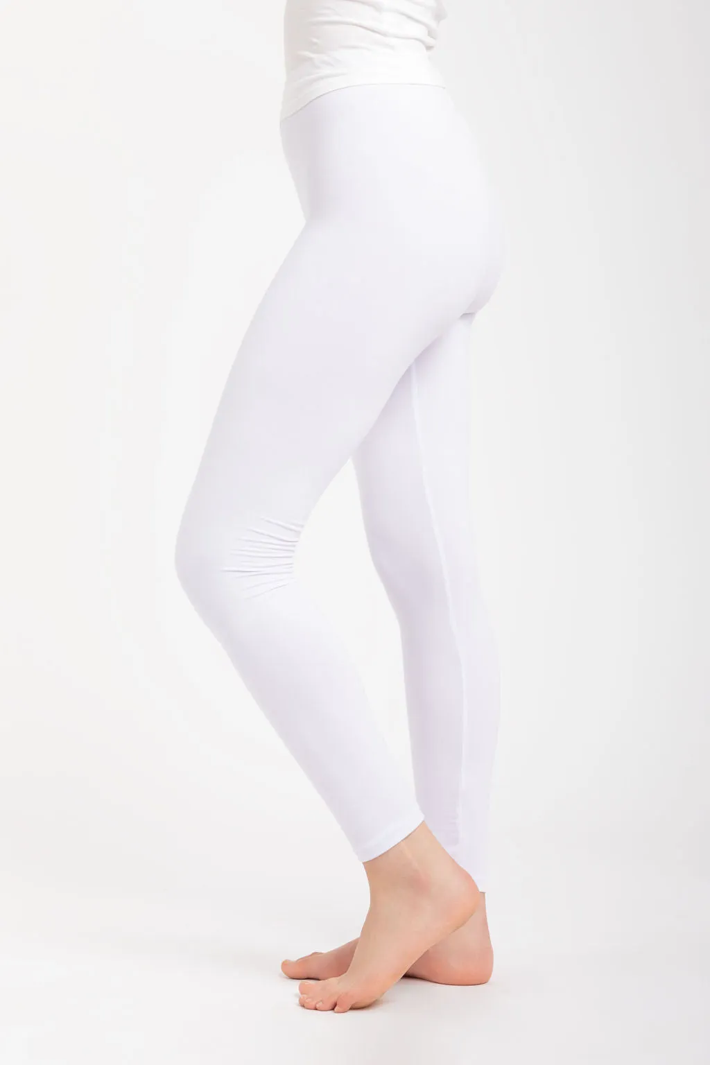 White - All Season Leggings sold by Just Cozy